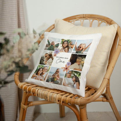 Kissen Objekte Natürliche Beige Großmutter fürs Leben foto N° 2