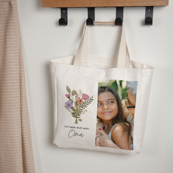 Tote bag Objekte Tragehenkel Großmutter fürs Leben foto