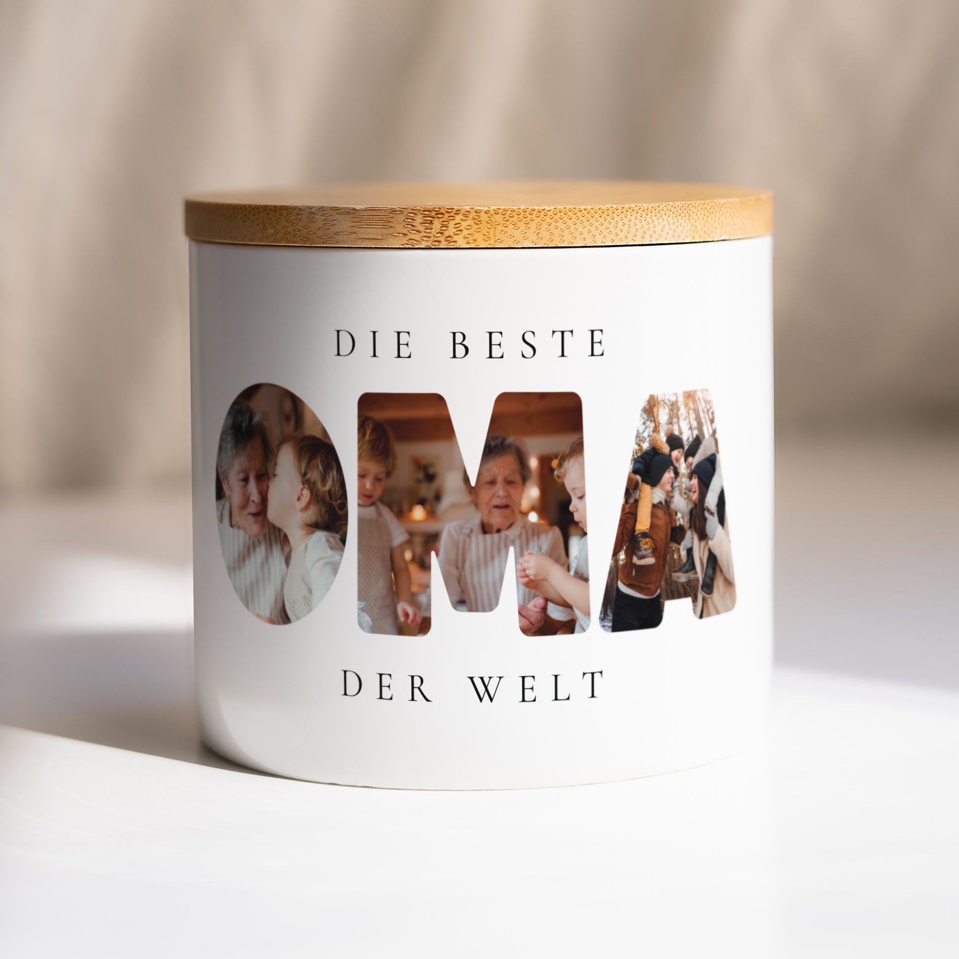 Keramiktopf Objekte 48 cl Oma ist Spitze foto N° 1