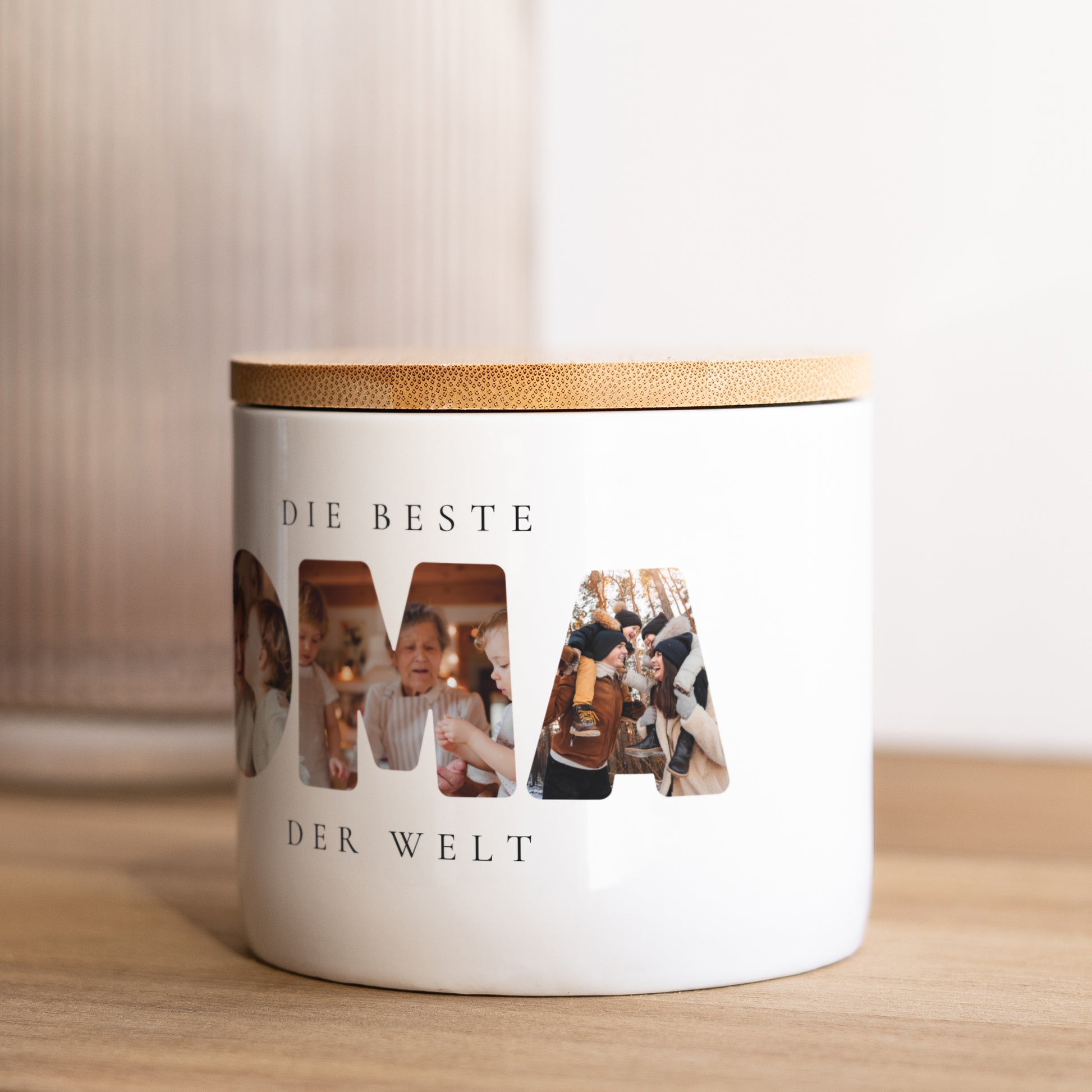 Keramiktopf Objekte 48 cl Oma ist Spitze foto N° 2