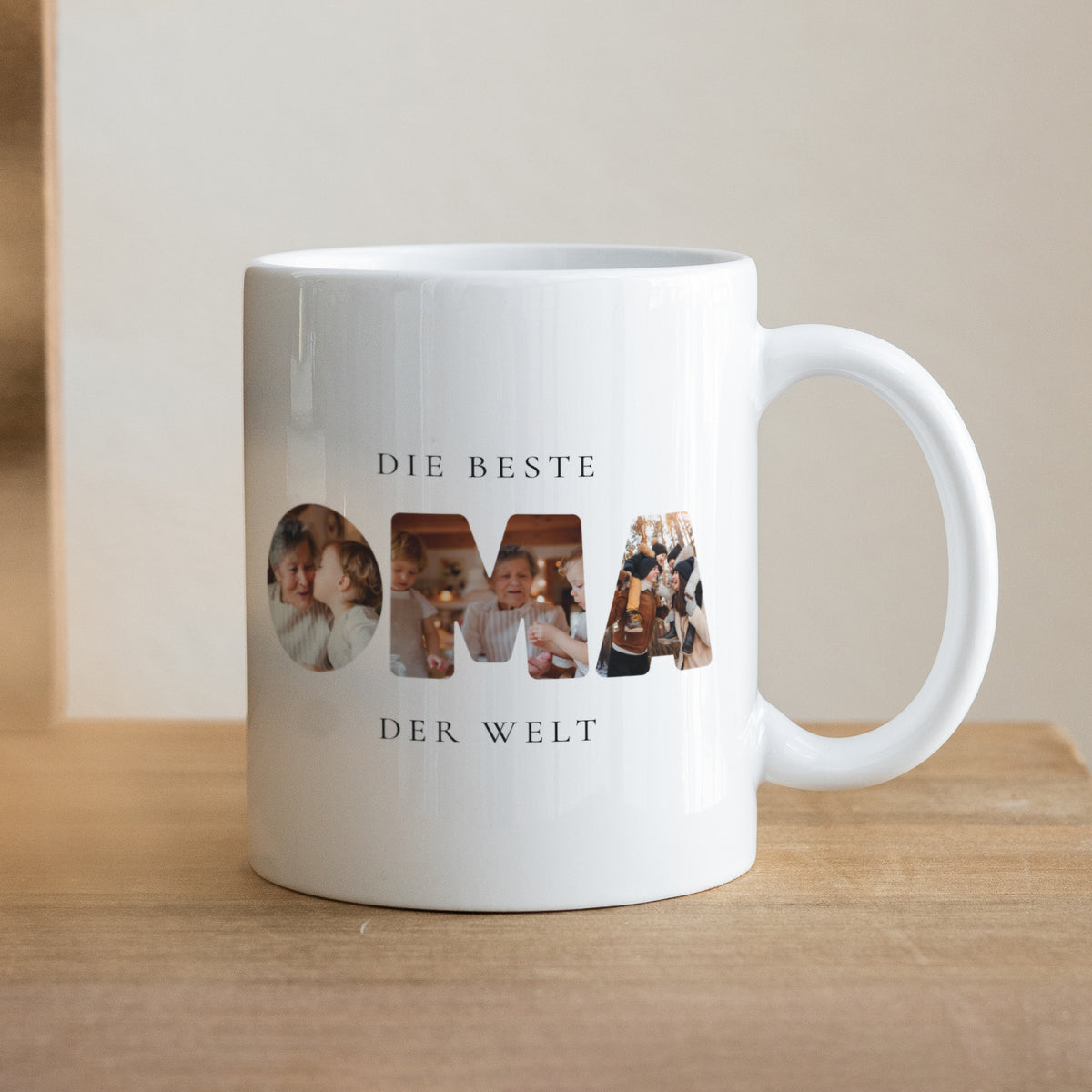 Tasse Objekte Weiß Oma ist Spitze foto