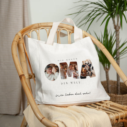 Tote bag Objekte Tragehenkel Oma ist Spitze foto N° 2