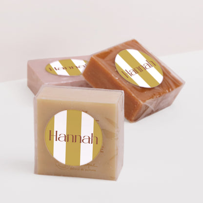 Sticker Geburt Rund Zarte Streifen foto N° 2