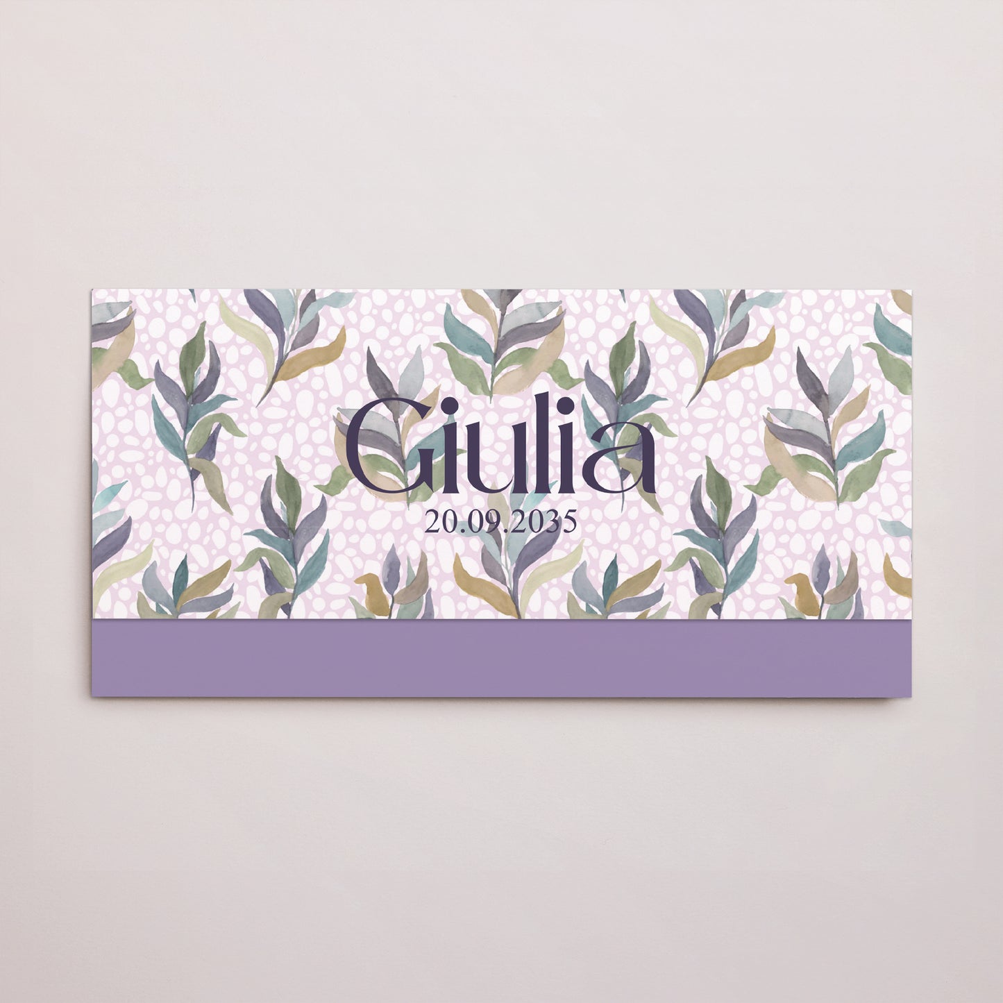 Geburtskarten Rechteckige Tasche, 2 Karten Blüte des Lebens foto N° 1