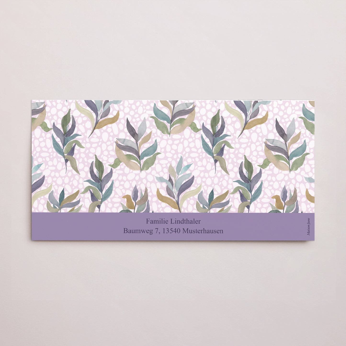 Geburtskarten Rechteckige Tasche, 2 Karten Blüte des Lebens foto N° 4