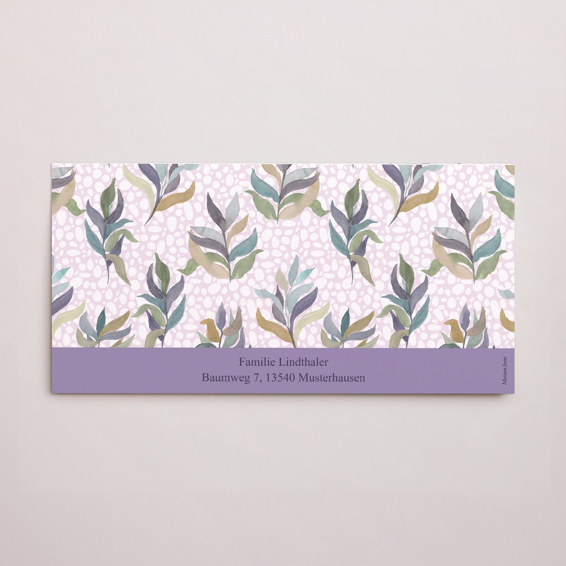 Geburtskarten Rechteckige Tasche, 2 Karten Blüte des Lebens foto N° 4