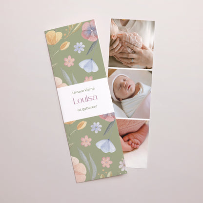 Geburtskarten Fotoautomaten Lesezeichen Botanica foto N° 1