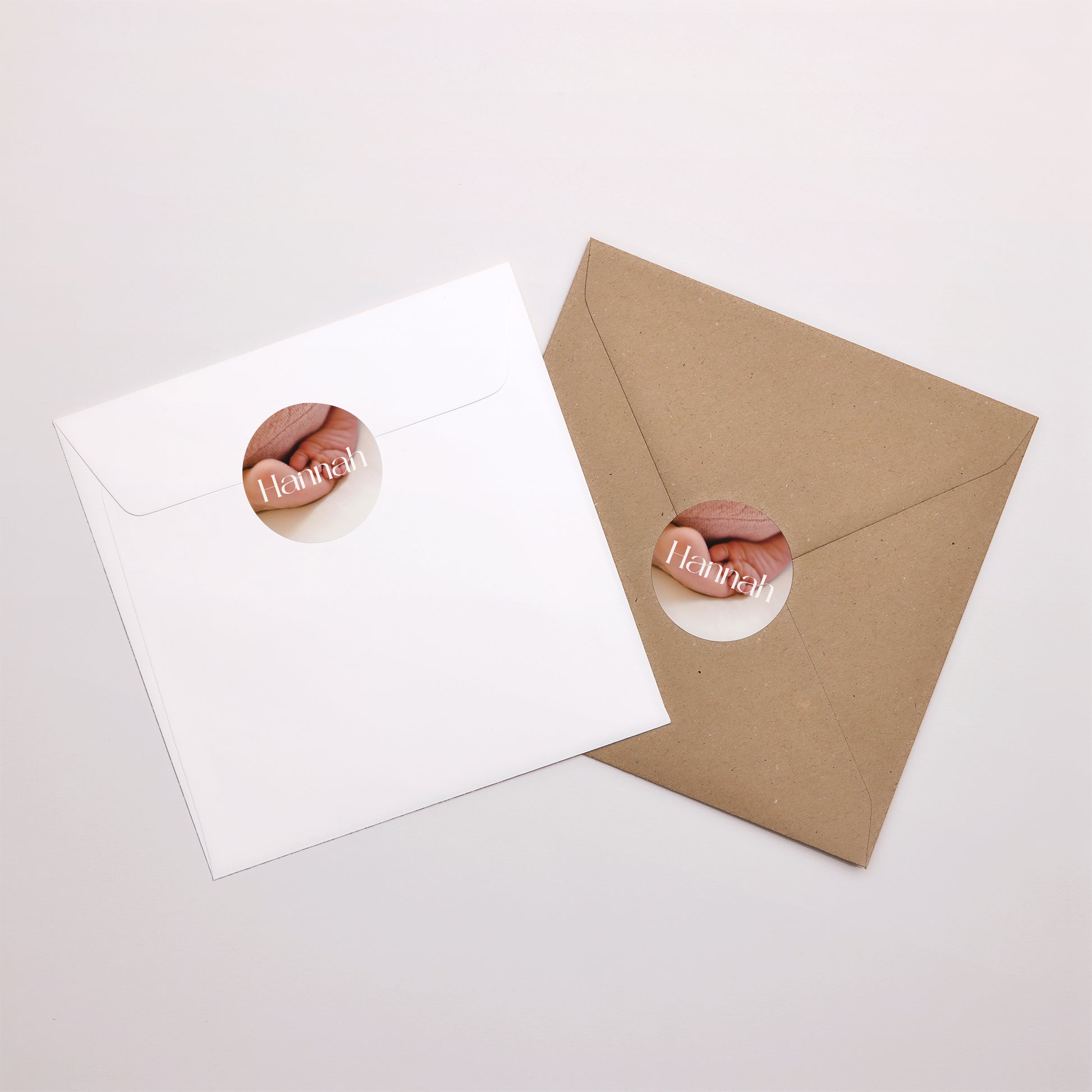 Sticker Geburt Rund Erstes Bild foto N° 3