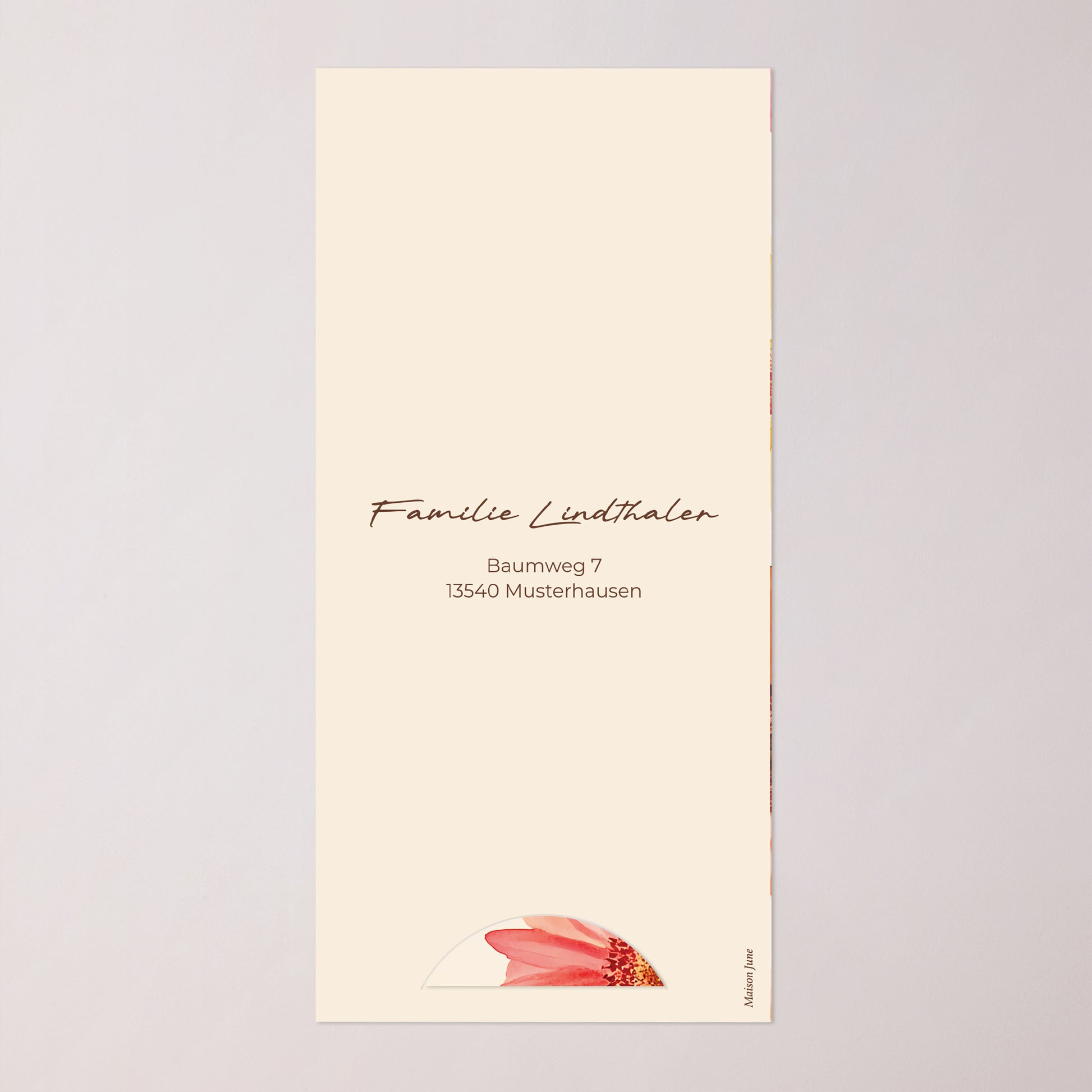 Einladungskarte Kommunion Tasche, 2 Karten, runden Etikett Lichtblüten foto N° 4