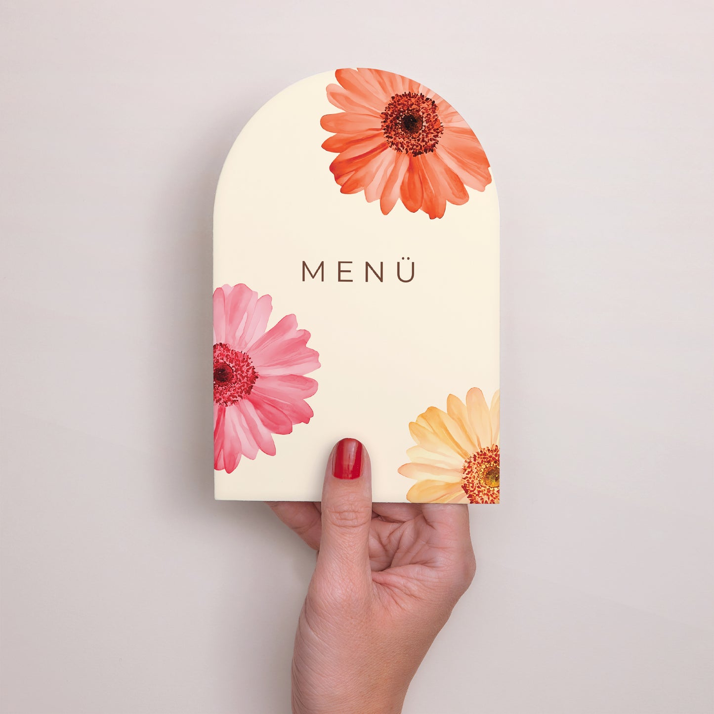 Menükarte Kommunion Arche Lichtblüten foto N° 2