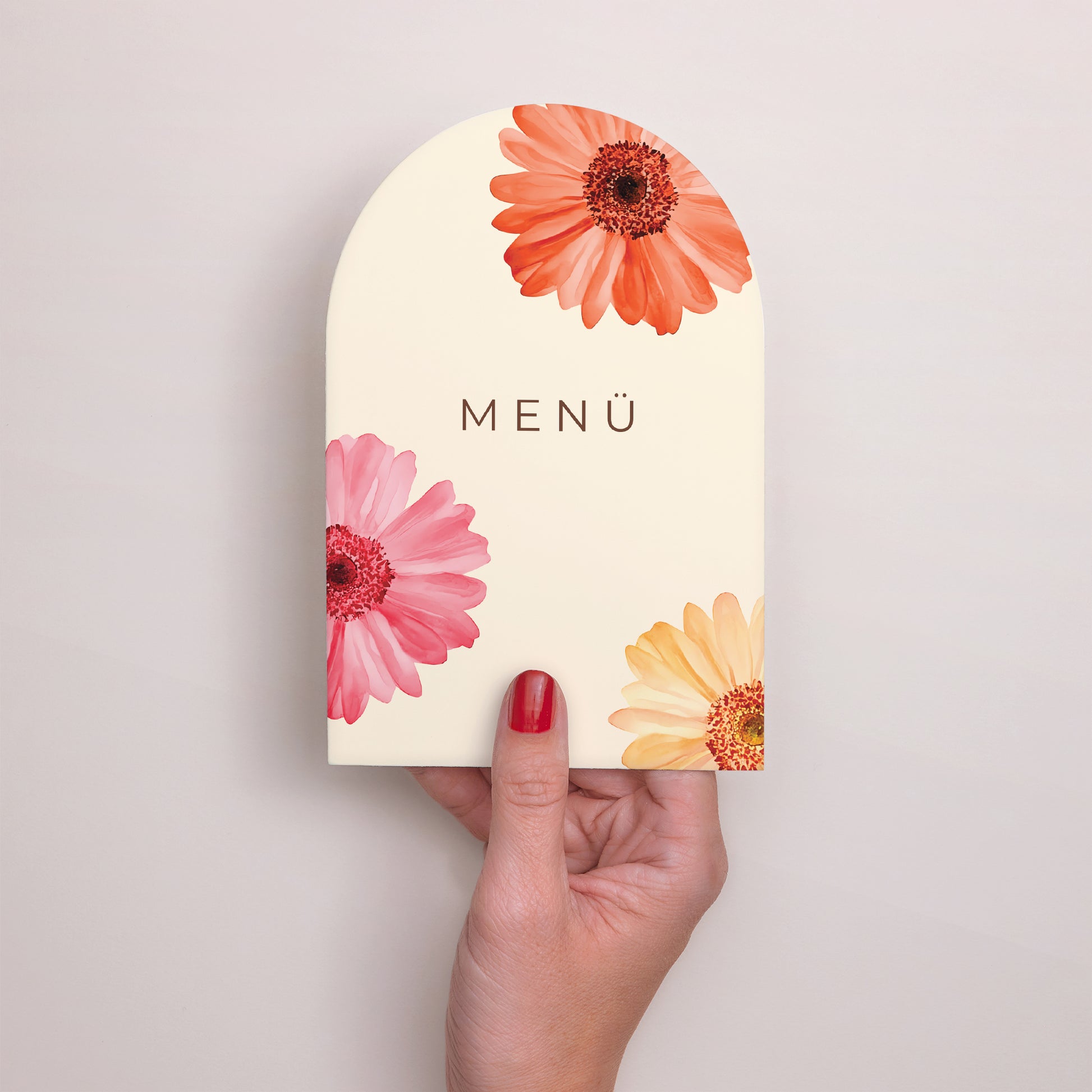 Menükarte Kommunion Arche Lichtblüten foto N° 2