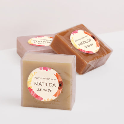 Sticker Kommunion Rund Lichtblüten foto N° 2