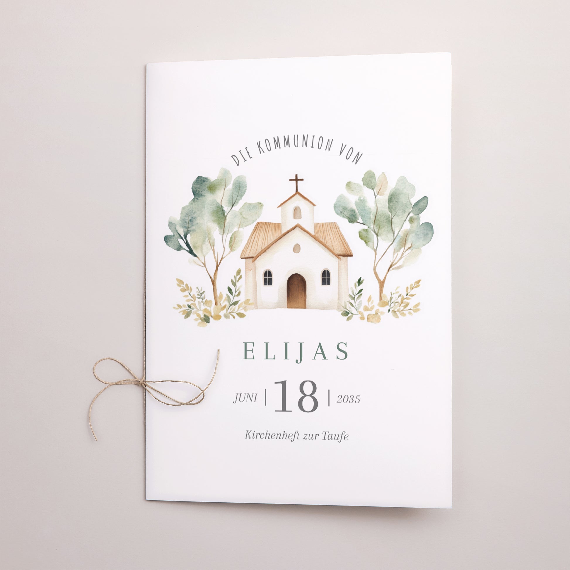 Kirchenheft Kommunion Doppelflügel Das Haus des Lichts foto N° 1