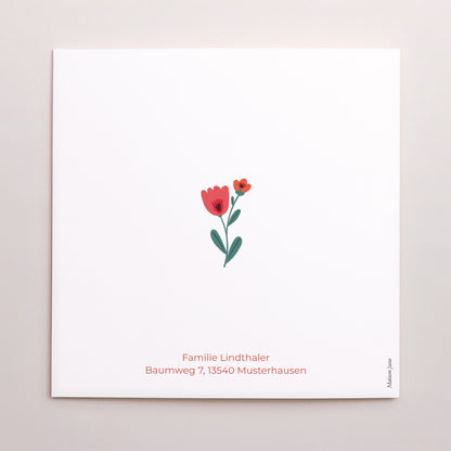 Einladungskarte Kommunion Doppelflügelfenster Sublimes Instant foto N° 3