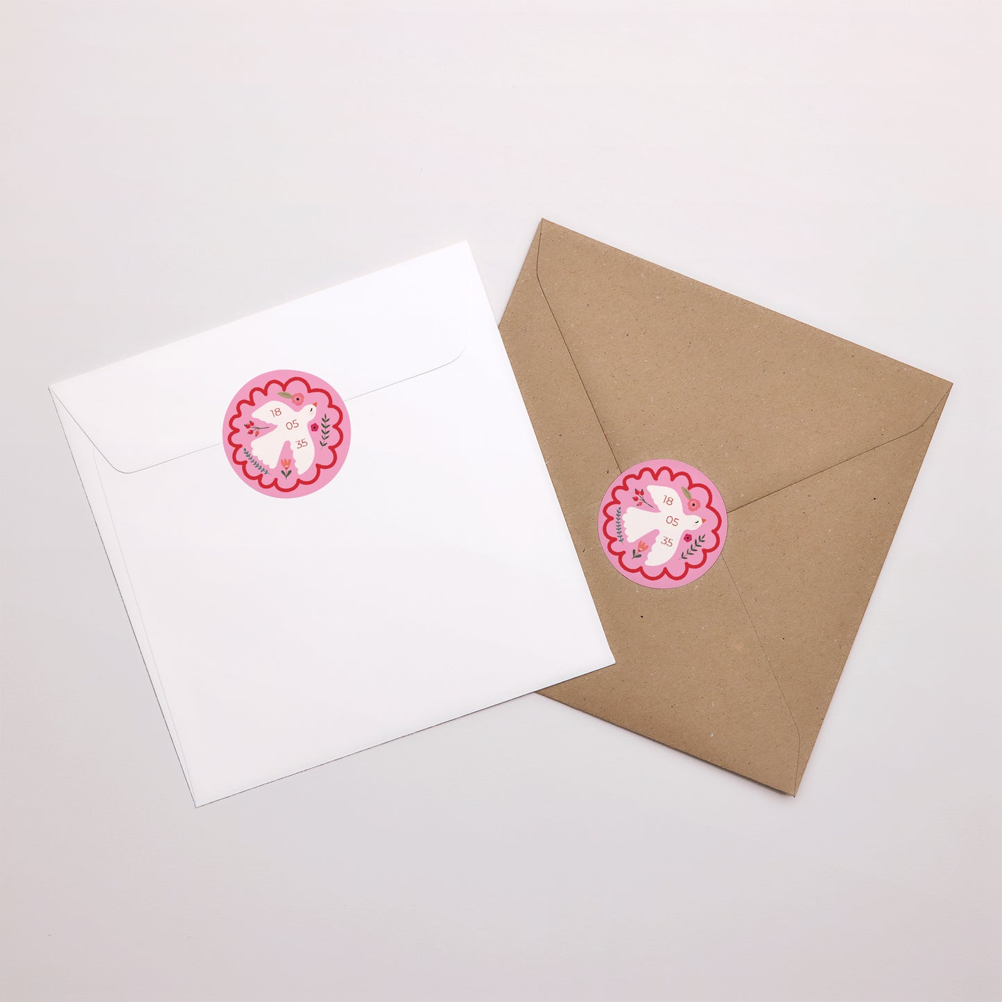 Sticker Kommunion Rund Sublimes Instant foto N° 3