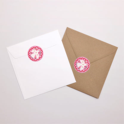 Sticker Kommunion Rund Sublimes Instant foto N° 3