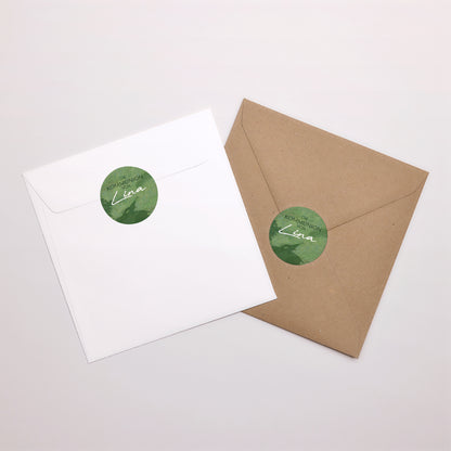 Sticker Kommunion Rund Eine Kommunion im Gras foto N° 3