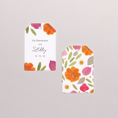 Geschenkbox Kommunion Ball mit Wimpel-Etikett Frühling Breeze foto N° 4