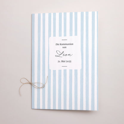 Kirchenheft Kommunion Doppelflügel Zwischen den blauen Linien foto N° 1