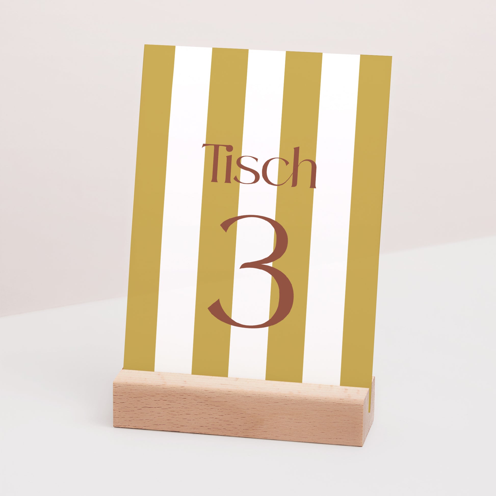 Tischnummern Hochzeit Rechteck Vereinte Linien foto N° 3