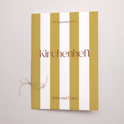 Kirchenheft Hochzeit Doppelflügel Vereinte Linien foto N° 1