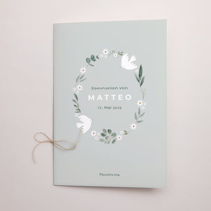 Kirchenheft Kommunion Doppelflügel Mit Liebe und Segen foto N° 1