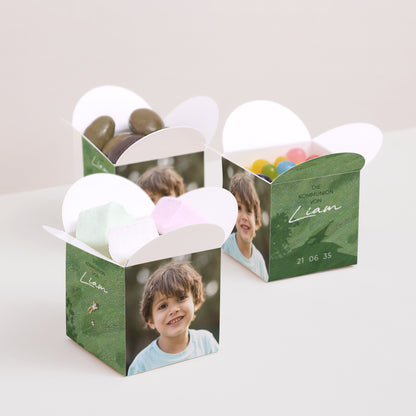 Geschenkbox Kommunion Schmetterlingsöffnung Licht der Prärie foto N° 3