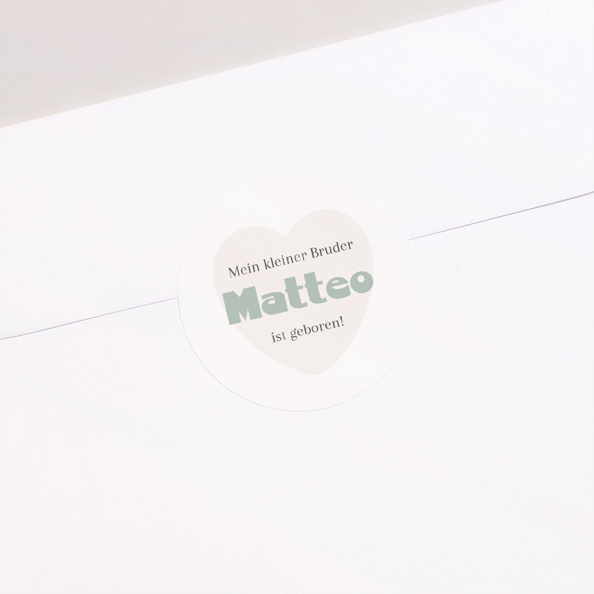 Sticker Geburt Rund Wo es beginnt. foto N° 1