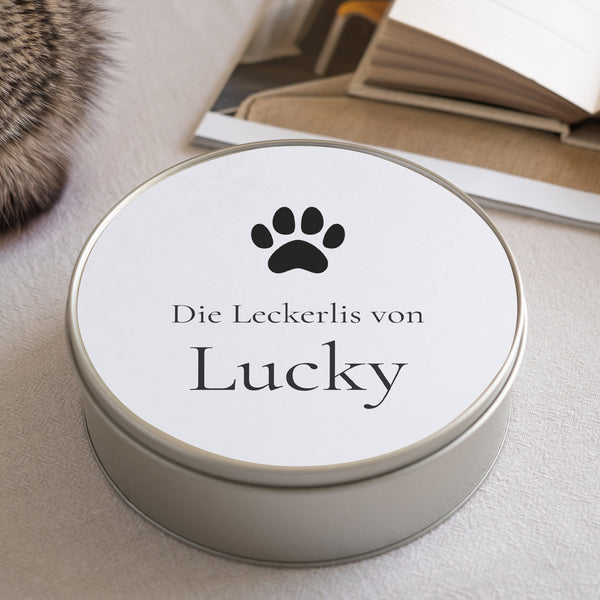 Futterbox Objekte Runde Liebes Pfoten foto