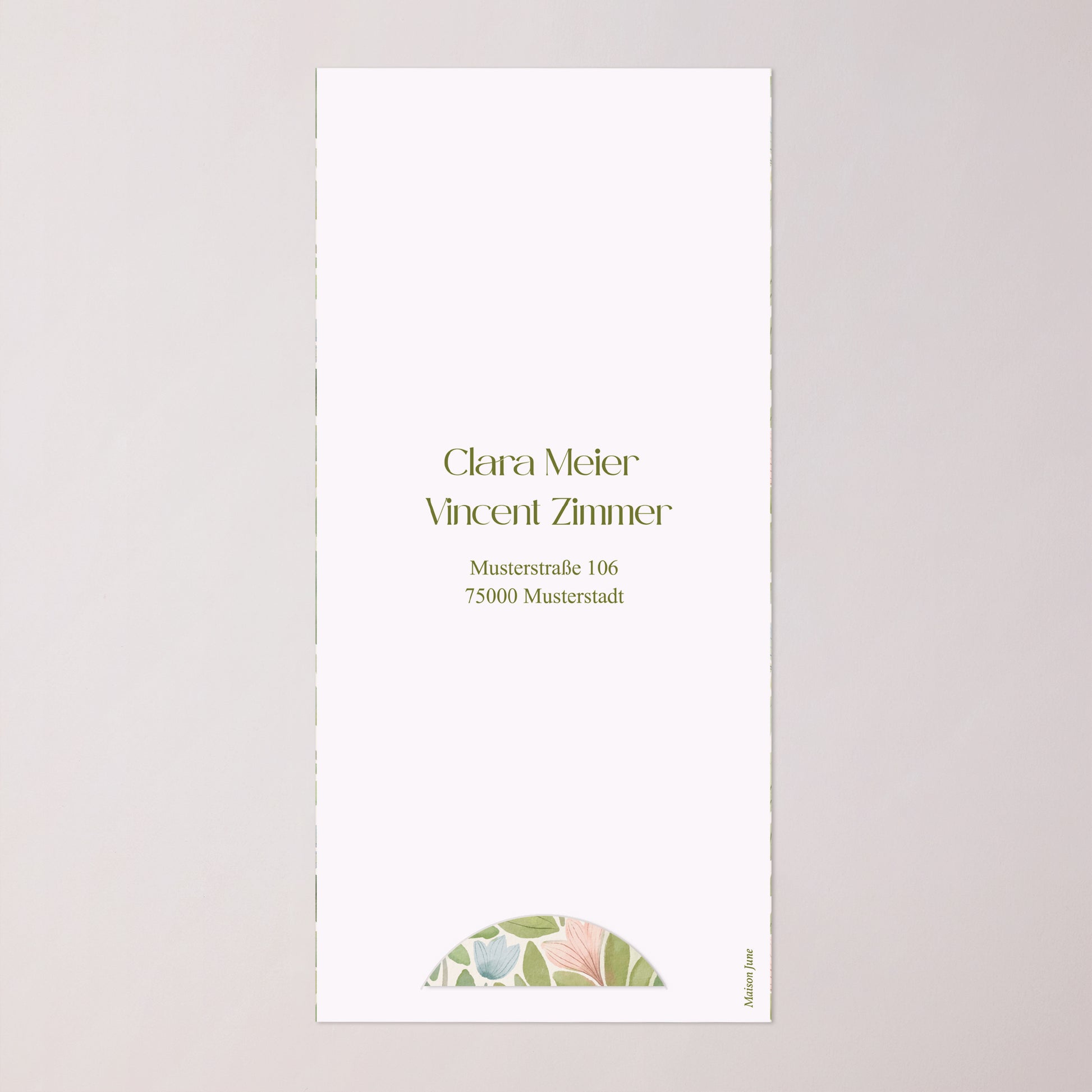 Hochzeitseinladung Tasche, 2 Karten, runden Etikett Der Garten der Versprechen foto N° 4