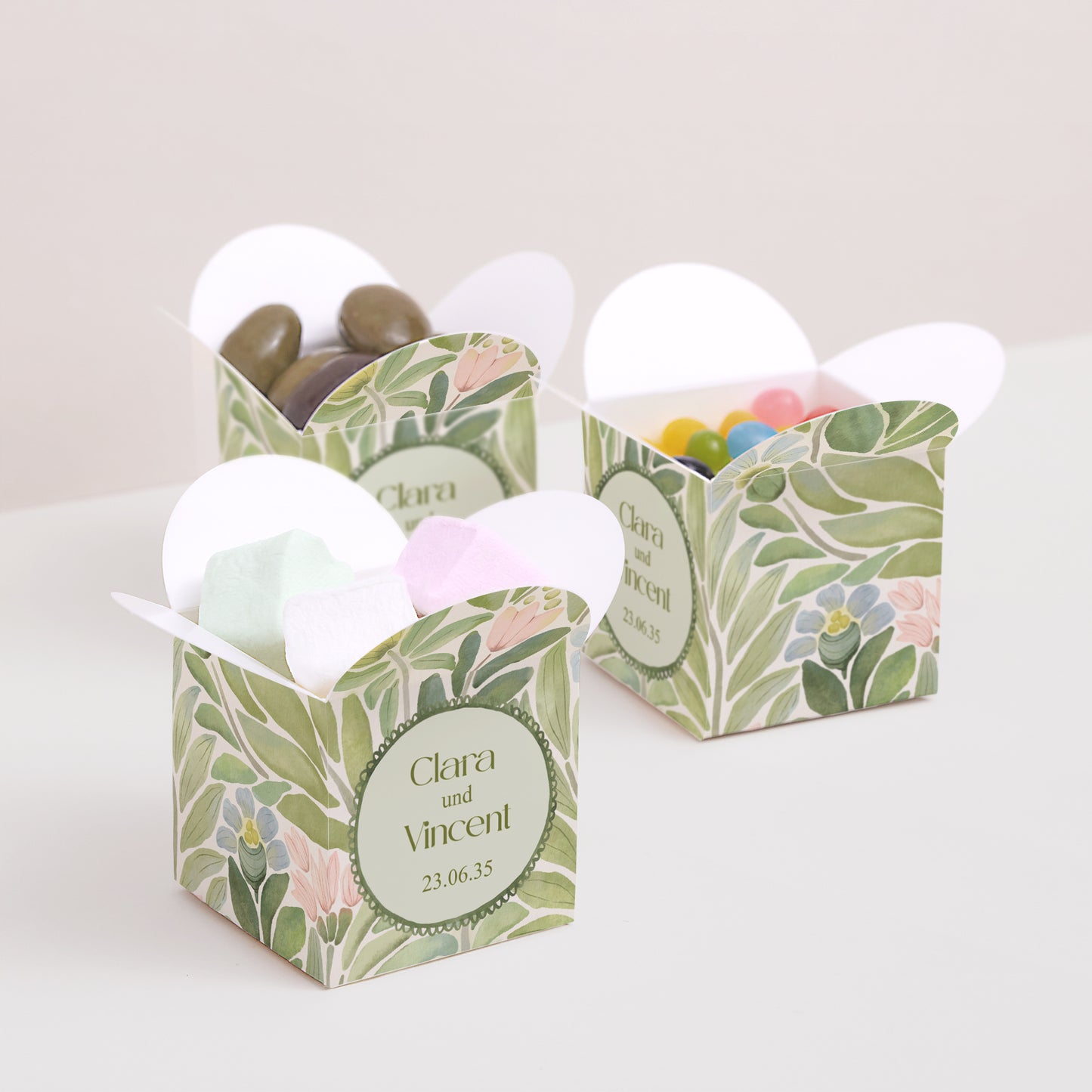 Geschenkbox Hochzeit Schmetterlingsöffnung Der Garten der Versprechen foto N° 3