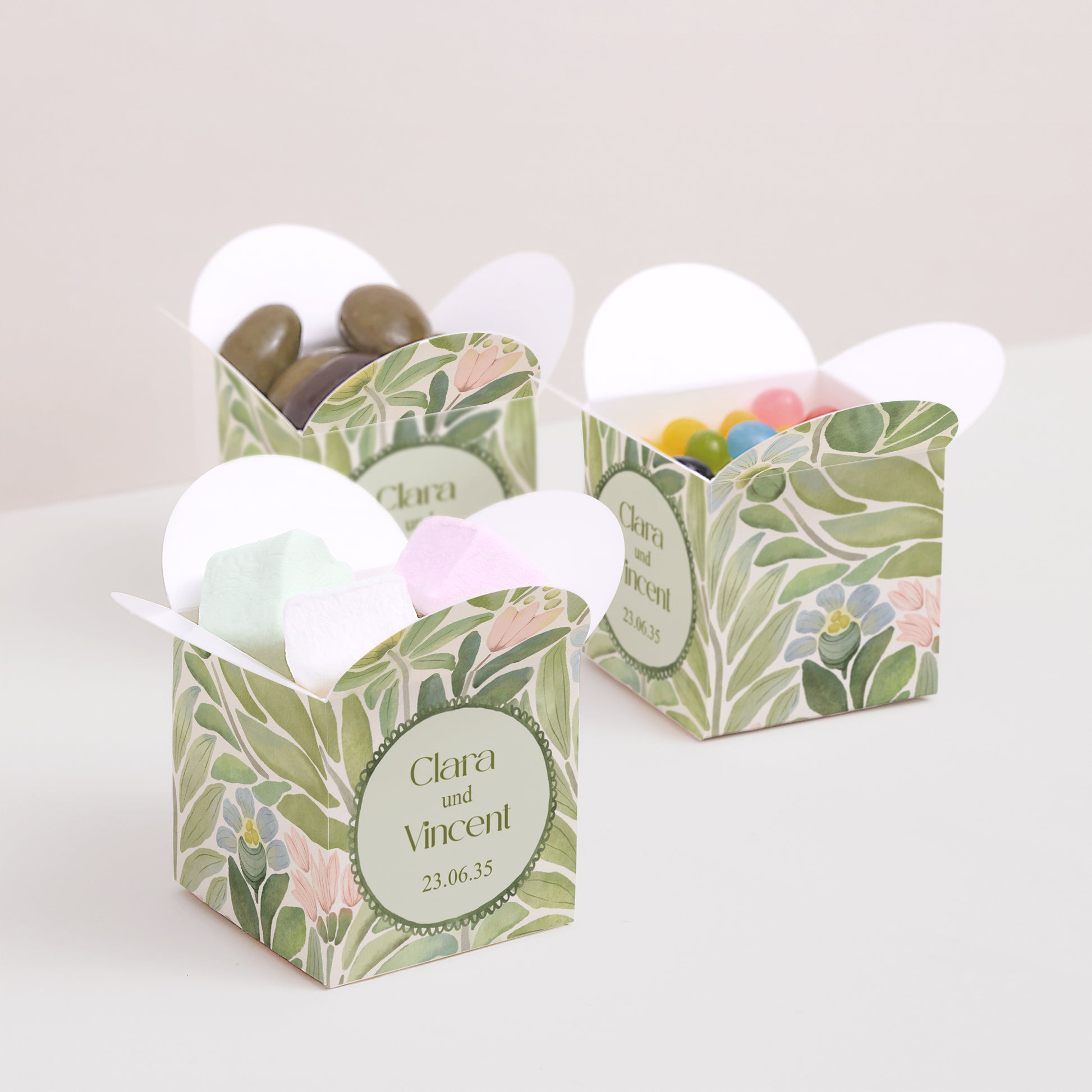 Geschenkbox Hochzeit Schmetterlingsöffnung Der Garten der Versprechen foto N° 3