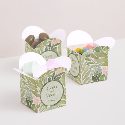 Geschenkbox Hochzeit Schmetterlingsöffnung Der Garten der Versprechen foto N° 3