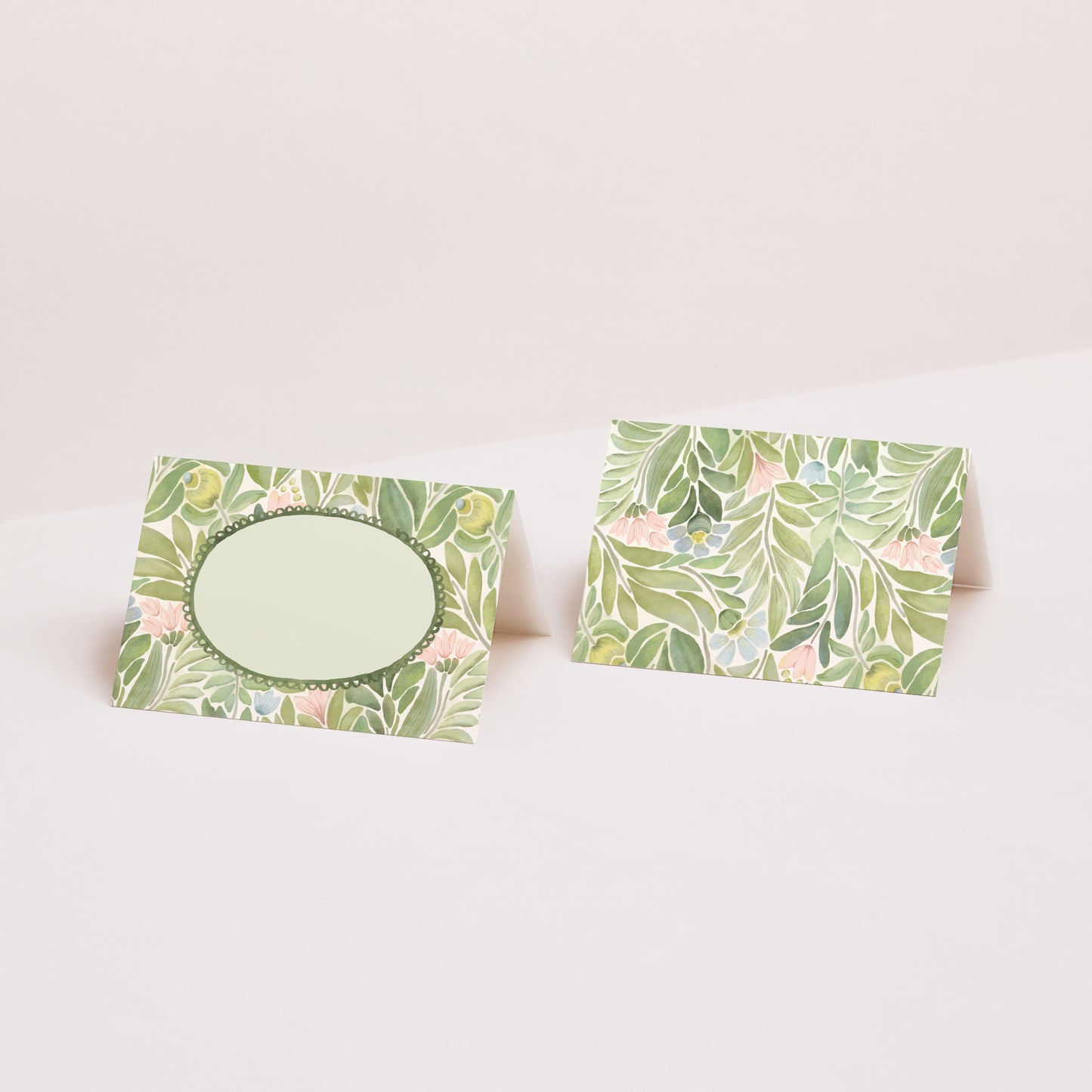 Tischkarten Hochzeit Quer Der Garten der Versprechen foto N° 1