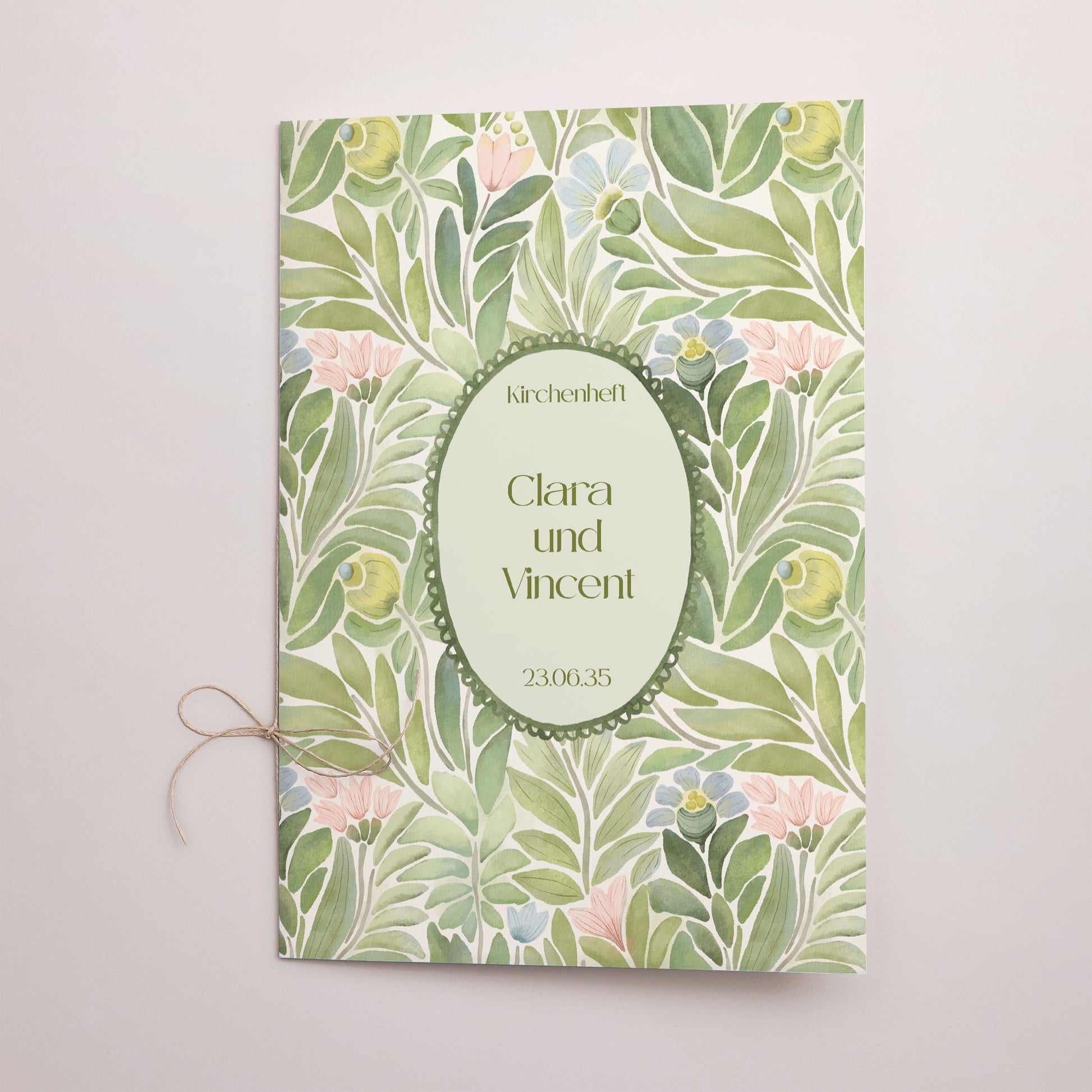 Kirchenheft Hochzeit Doppelflügel Der Garten der Versprechen foto N° 1