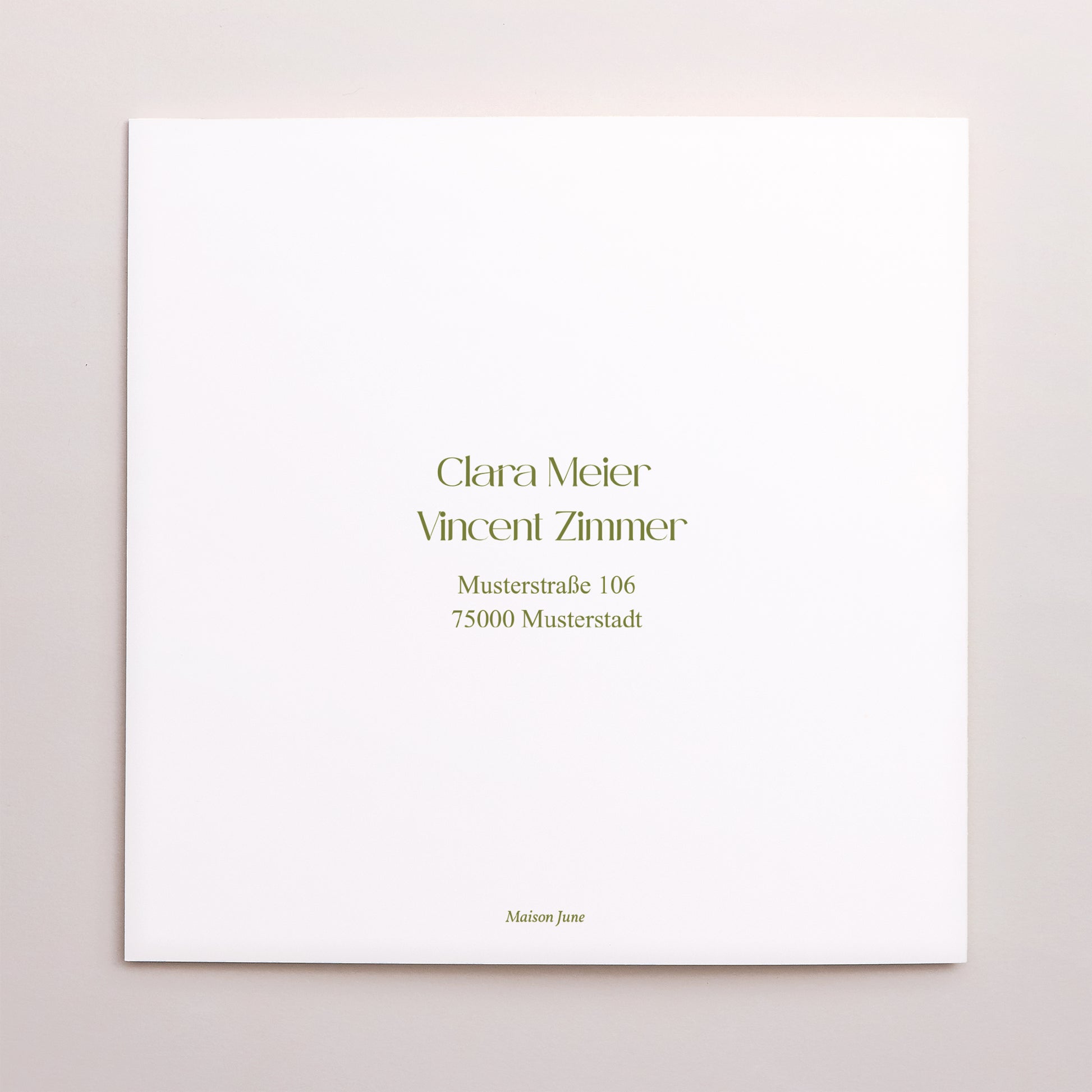 Hochzeitseinladung Doppelflügelfenster Der Garten der Versprechen foto N° 3