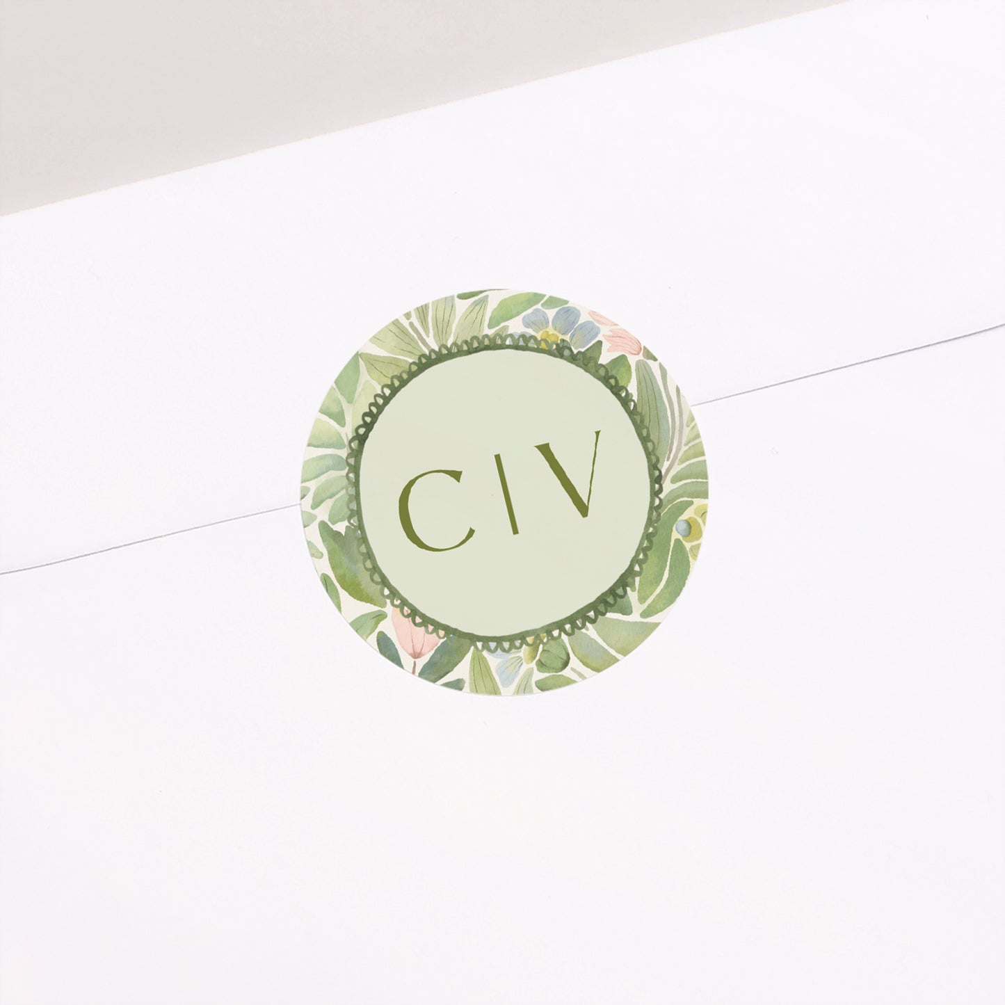 Sticker Hochzeit Rund Der Garten der Versprechen foto N° 1