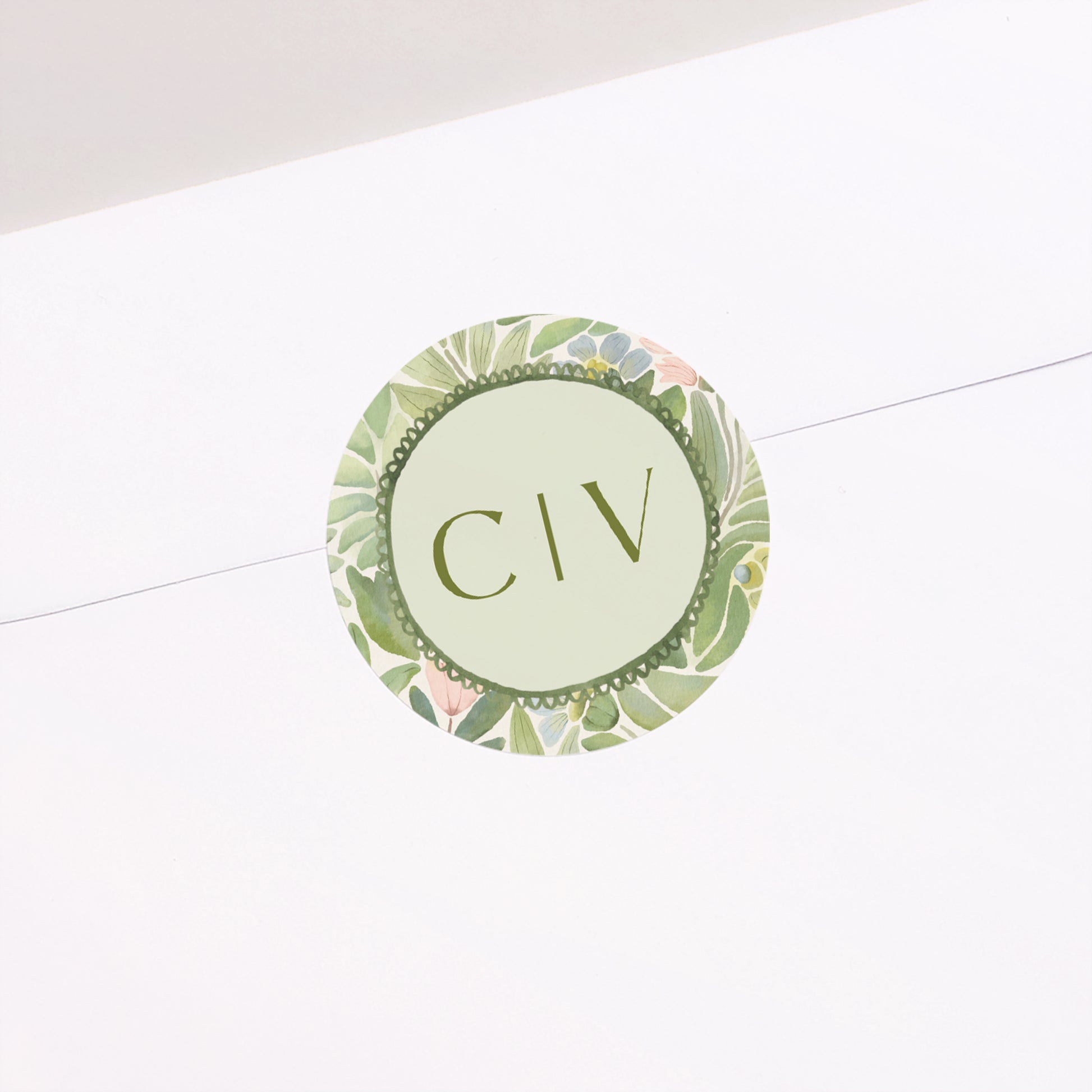 Sticker Hochzeit Rund Der Garten der Versprechen foto N° 1