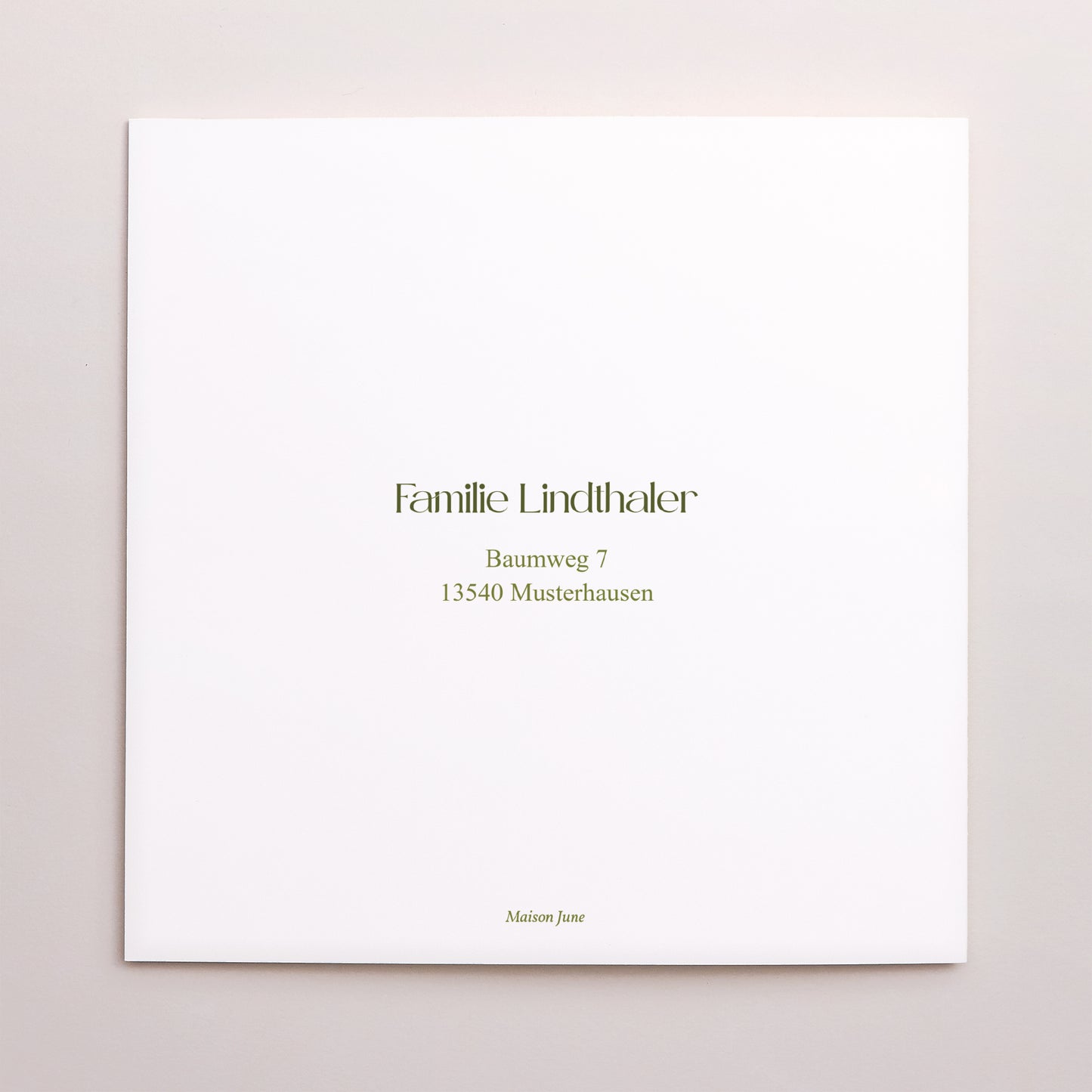 Taufeinladung Doppelflügelfenster Unter den gesegneten Blättern foto N° 3