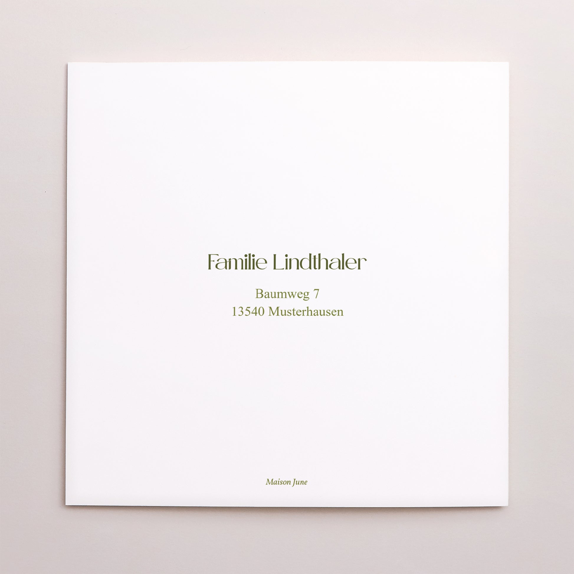 Taufeinladung Doppelflügelfenster Unter den gesegneten Blättern foto N° 3