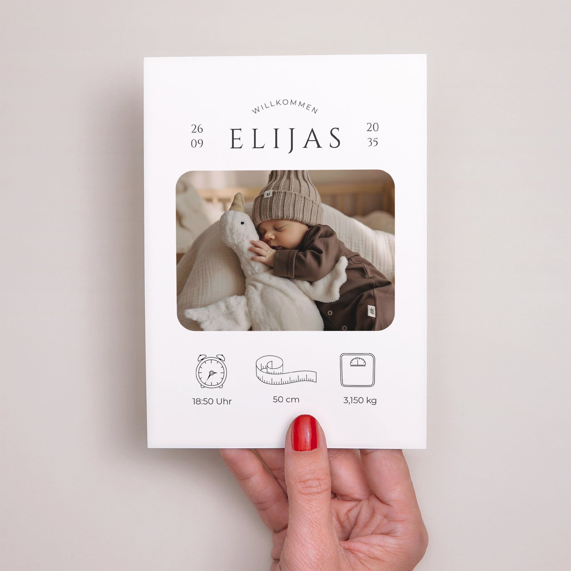 Geburtskarten Durch das Objektiv foto N° 2