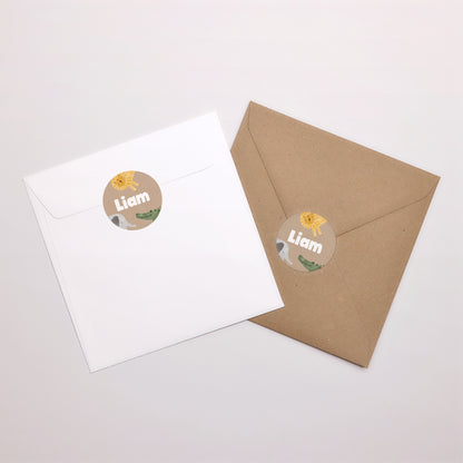 Sticker Geburt Rund Wildes Erwachen foto N° 4