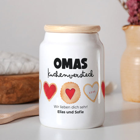 Keramiktopf Objekte 65 cl Die geheime Stelle bei Oma