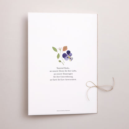 Kirchenheft Hochzeit Doppelflügel Liebesherbarium foto N° 3