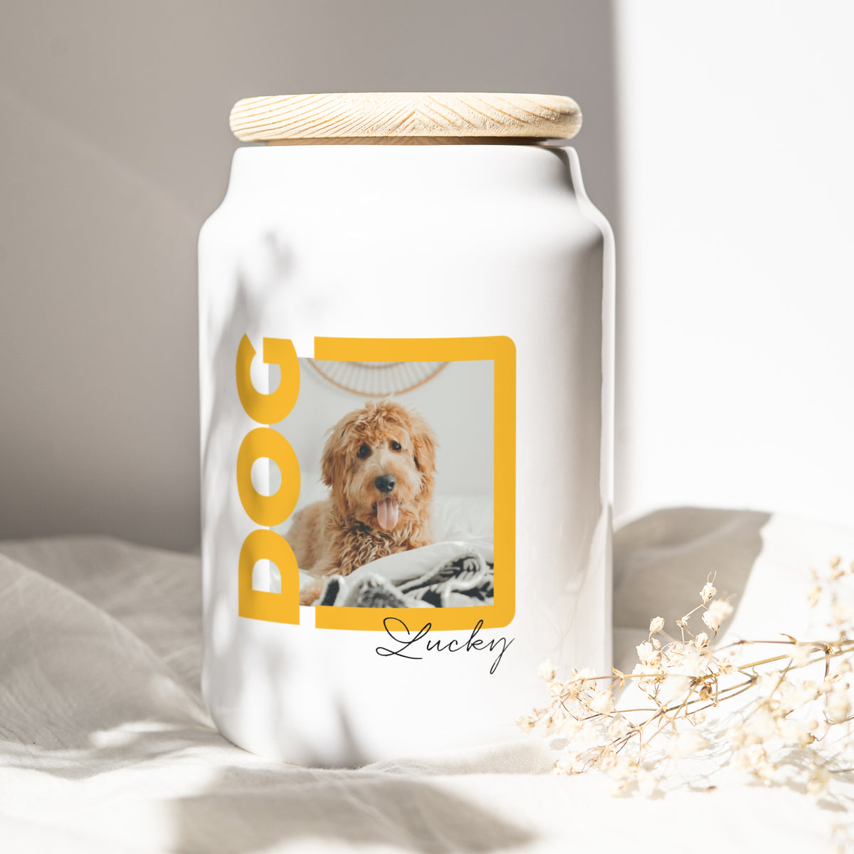 Keramiktopf Objekte 65 cl Hund foto
