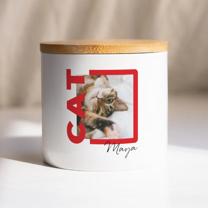 Keramiktopf Objekte 48 cl Katze foto N° 1