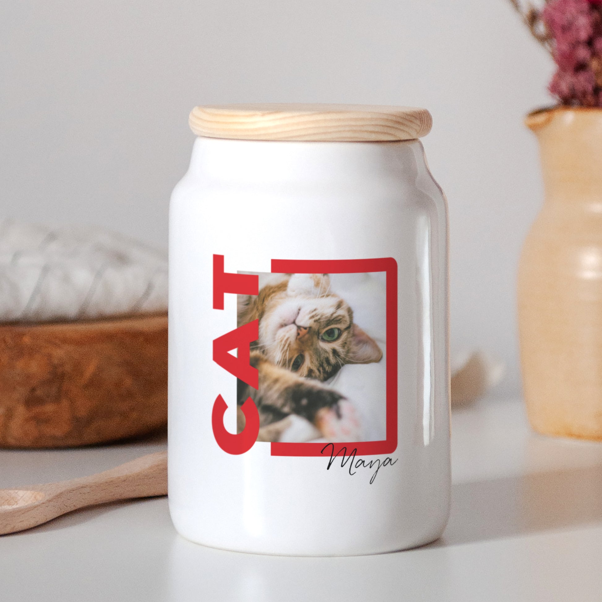 Keramiktopf Objekte 65 cl Katze foto N° 2