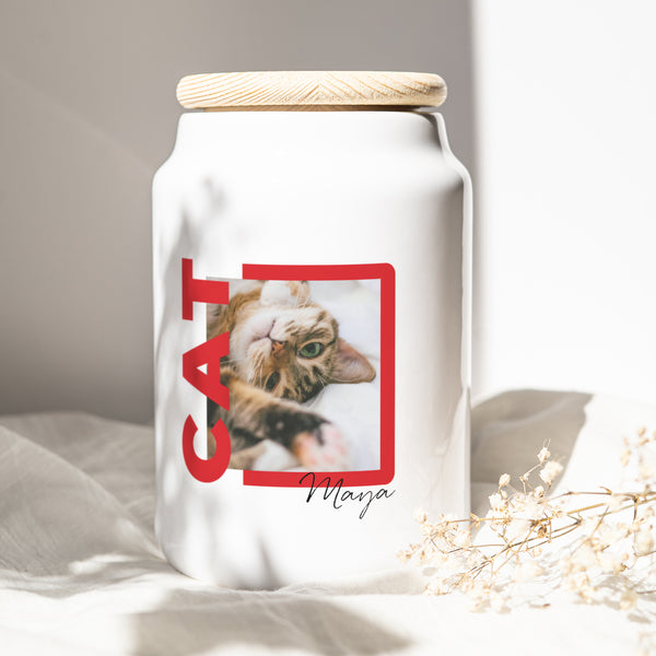 Keramiktopf Objekte 65 cl Katze foto