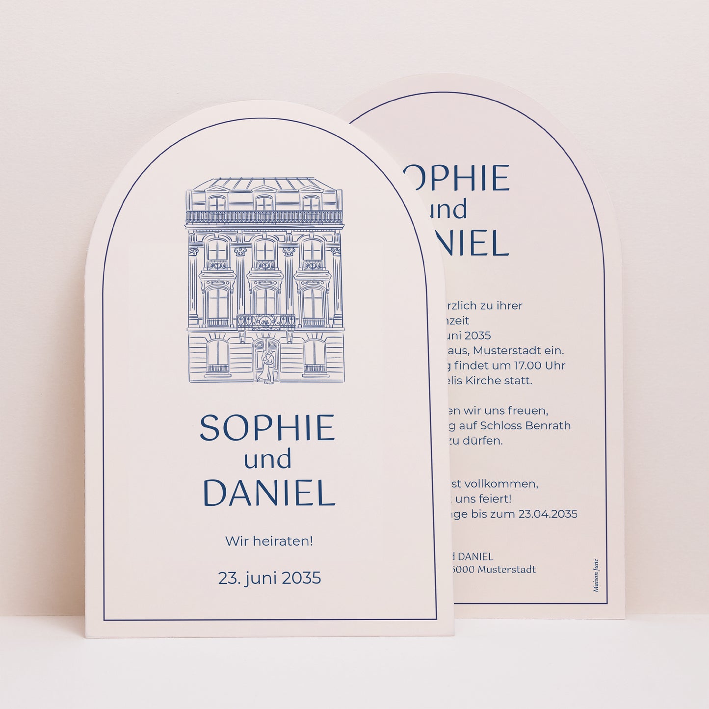 Hochzeitseinladung Arche Faubourg Saint-Honoré foto N° 1