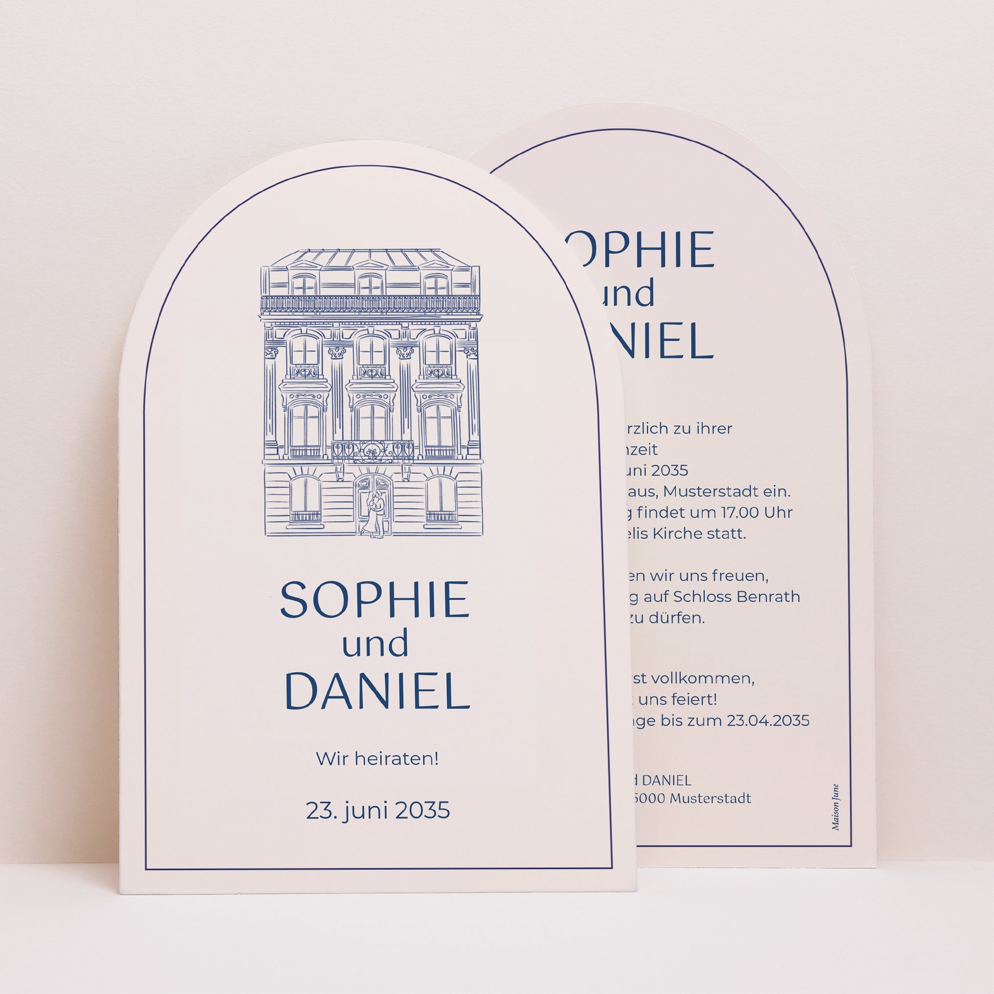 Hochzeitseinladung Arche Faubourg Saint-Honoré foto N° 1